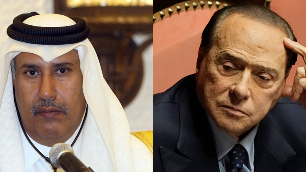 حمد بن جاسم يكشف عن حوار دار مع رئيس وزراء إيطاليا الراحل برلسكوني قبل وفاته بـ12 ساعة