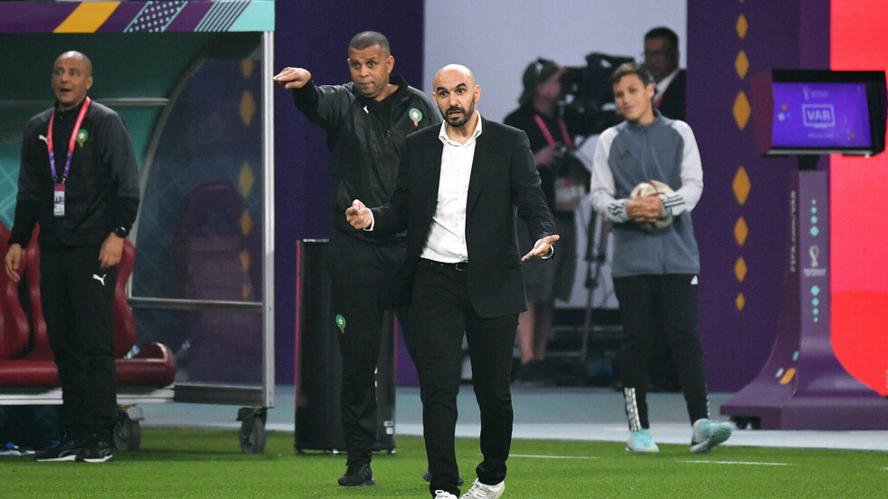 أول تعليق للركراكي بعد سقوط المغرب أمام جنوب إفريقيا