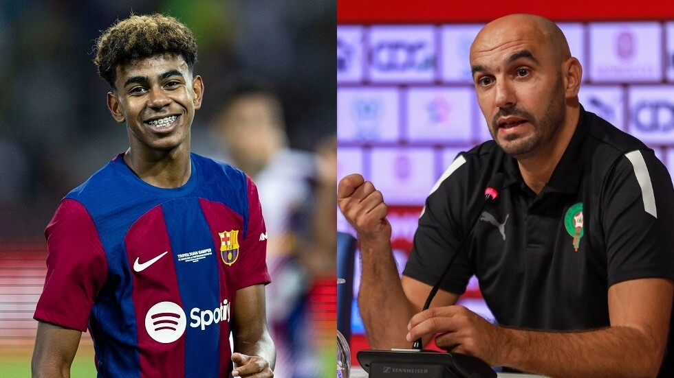 وليد الركراكي يكشف كواليس لقائه بـ"الجوهرة" لامين يامال لتمثيل المغرب
