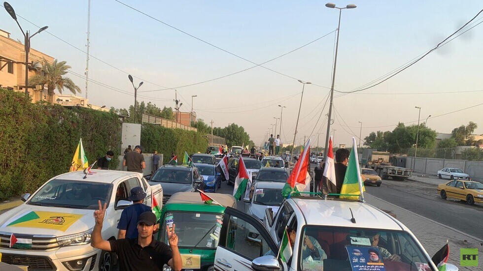 احتفالات في بغداد وذبح الأضاحي دعما لعملية "طوفان الأقصى" (فيديو)
