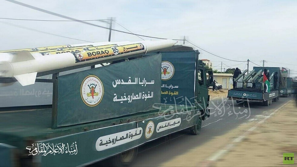 رشقة صاروخية كثيفة تجاه تل أبيب ودوي صفارات الإنذار في عدد من المدن الإسرائيلية