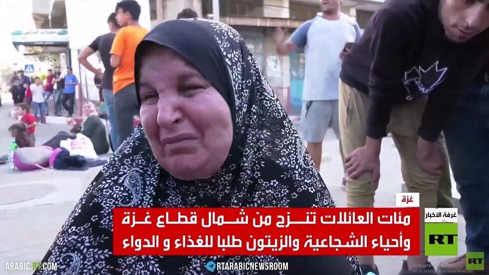 نزوح من شمال غزة طلبا للغذاء والدواء