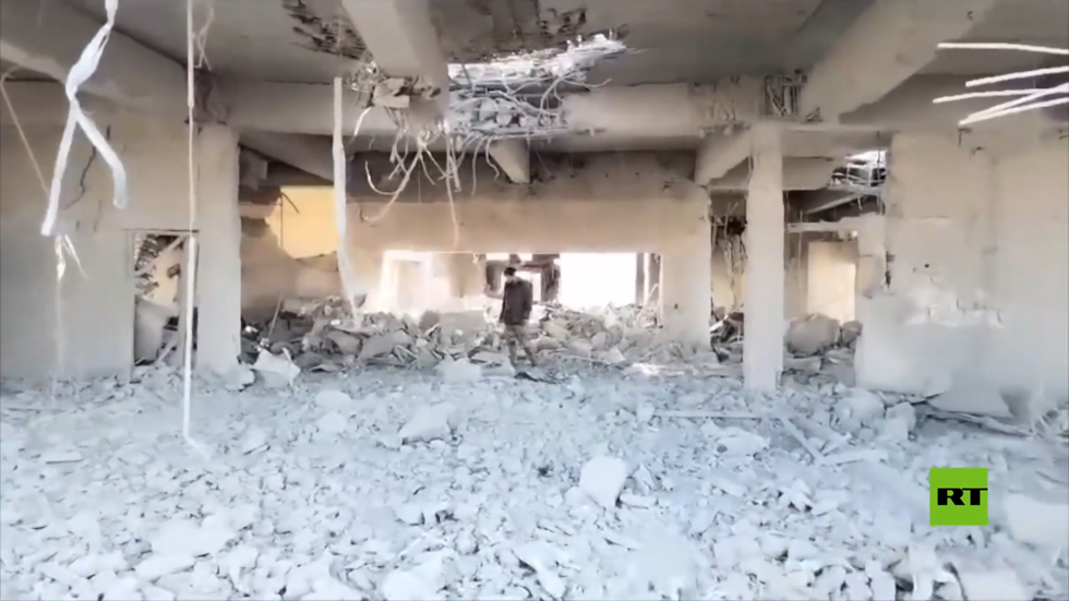 شاهد.. آثار القصف الأمريكي على مواقع الحشد الشعبي في العراق