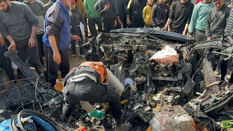 مقتل 3 مسؤولين حكوميين في غزة بغارة إسرائيلية غرب رفح