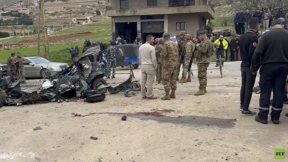 مراسلتنا: استهداف سيارة بمسيرة إسرائيلية في بلدة الصويري بالبقاع الغربي بلبنان