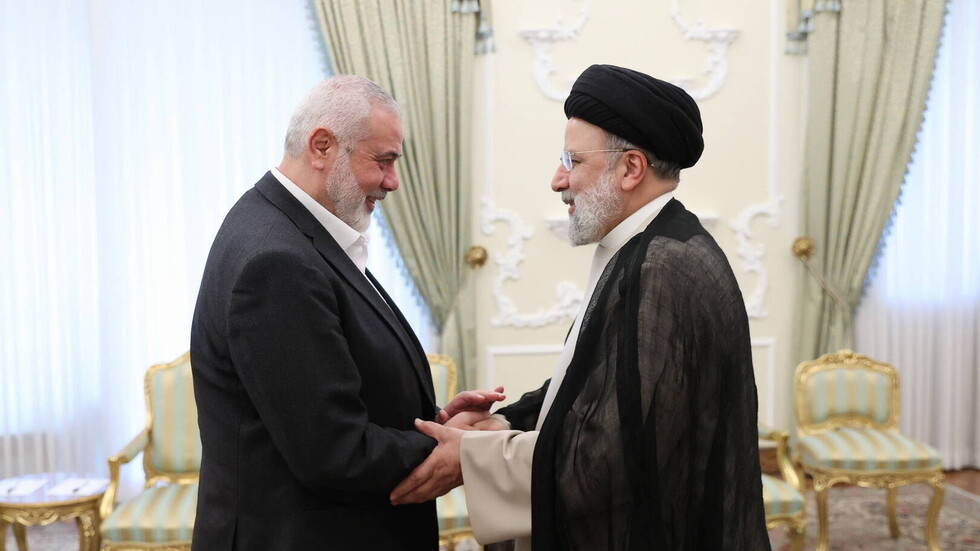 هنية خلال تشييع رئيسي في طهران: مطمئنون إلى أن إيران ماضية في سياستها بدعم فلسطين والمقاومة (فيديو)