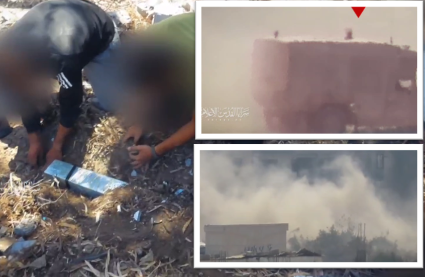 "لحظة التجهيز والتفجير".."سرايا القدس" تعرض مشاهد لتفجير حقل ألغام بقوات إسرائيلية في غزة (فيديو)