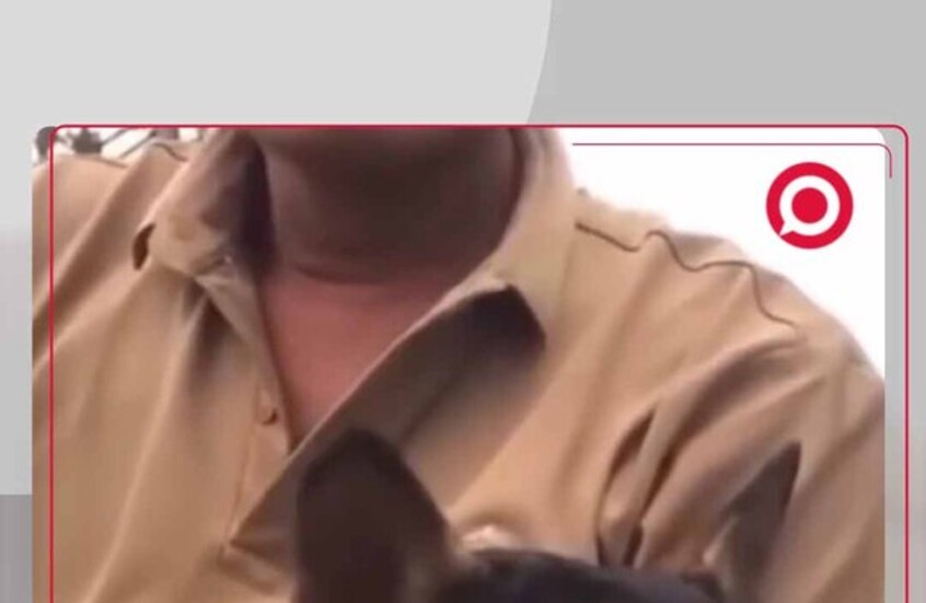 كلب يلتقي بصاحبه ويذرف الدموع بعد أن تاه عنه بسبب إعصار قوي في فيتنام