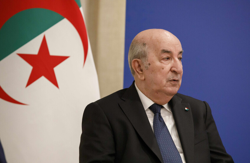 تبون يجري محادثات مع رئيس المجلس الرئاسي الليبي