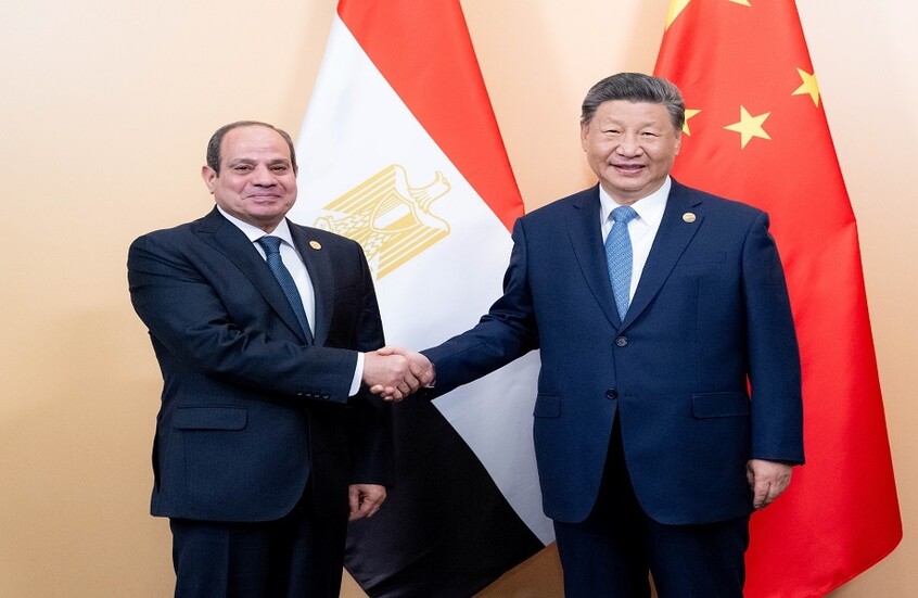 بكين: شي دعا السيسي لتكثيف التعاون عبر مبادرة الحزام والطريق