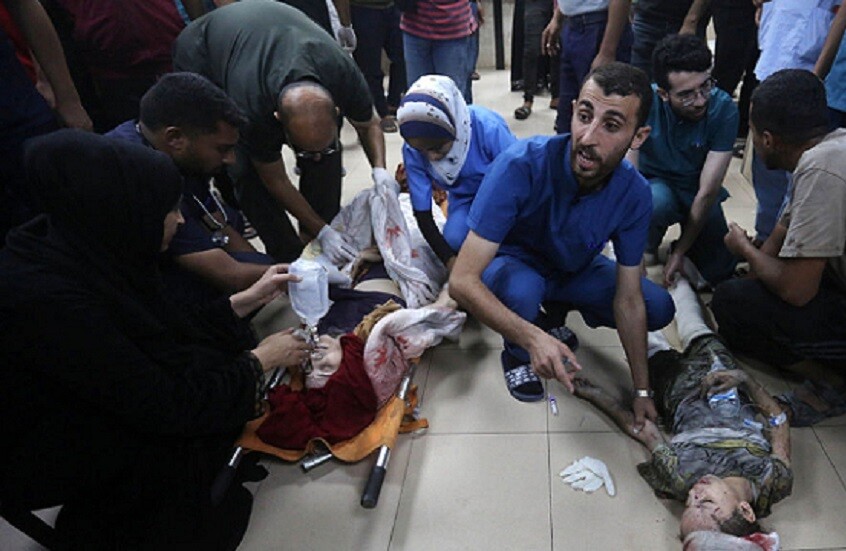 نفاد الأكفان في شمال قطاع غزة (صور)