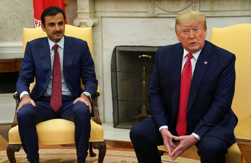 أول زعيم عربي يهنئ ترامب