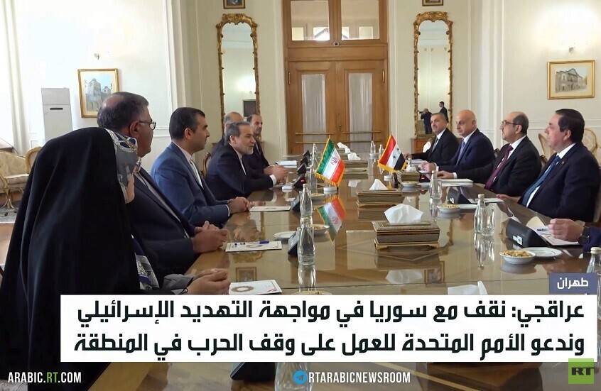 مباحثات إيرانية سورية في طهران