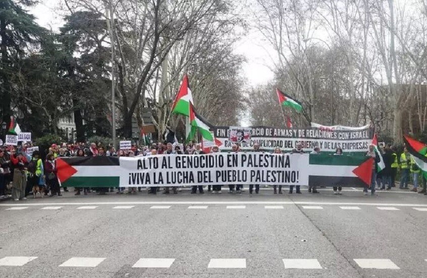 مظاهرات حاشدة في عدد من العواصم الأوروبية دعما للشعب الفلسطيني (فيديو)