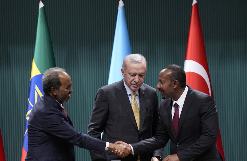أردوغان يعلن عن اتفاق تاريخي للمصالحة بين الصومال وإثيوبيا