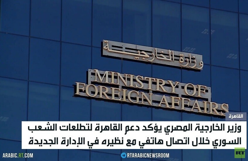 اتصال هاتفي بين وزيري خارجية مصر وسوريا