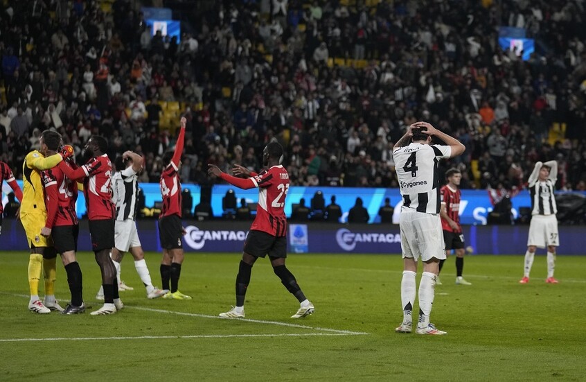 ميلان يقلب الطاولة على "السيدة العجوز" ويضرب موعدا مع جاره اللدود في نهائي السوبر الإيطالي (فيديو)