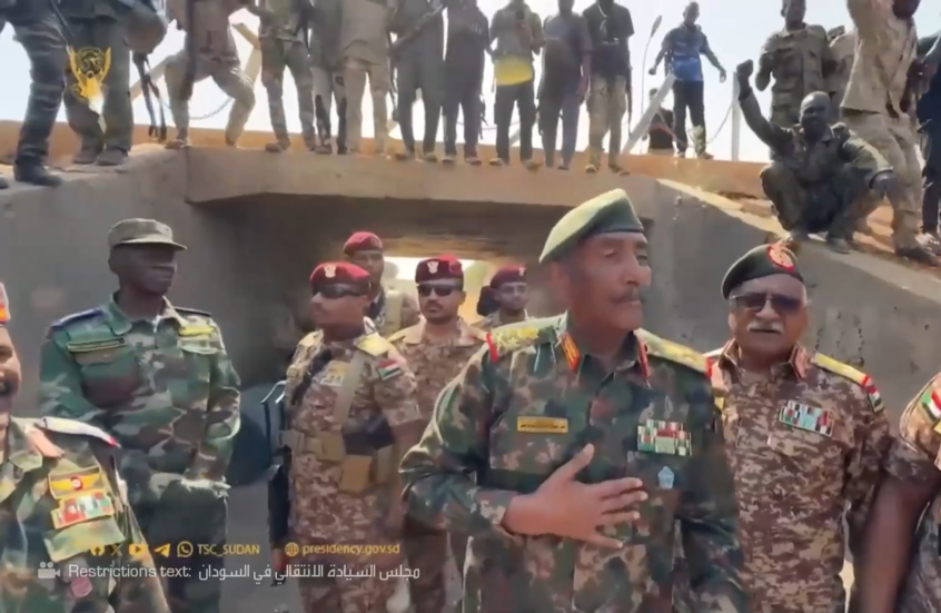 البرهان يزور ود مدني لأول مرة عقب معارك الجيش السوداني مع قوات الدعم السريع