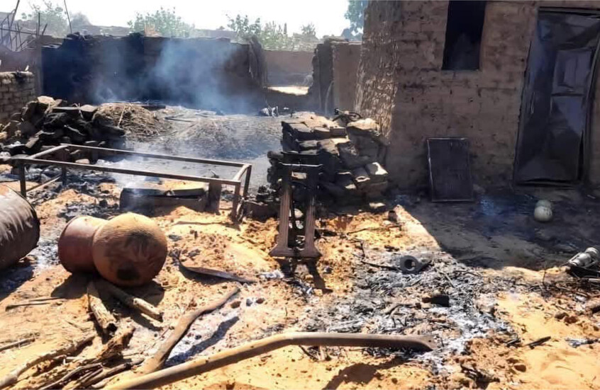 السودان.. وفاة وإصابة 10 نازحين في حريق اندلع في مخيم شرق البلاد