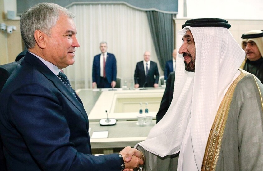 توقيع مذكرة تفاهم في مجلس الدوما الروسي مع البرلمان العربي