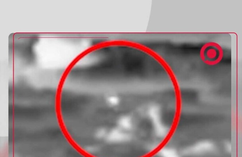 الجيش الإسرائيلي ينشر لقطات لما قال إنه إطلاق قذيفة صاروخية من قطاع غزة اليوم
