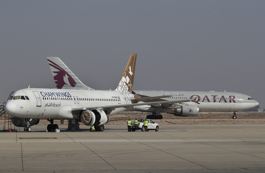قطر وسوريا توقعان مذكرة تفاهم في مجال الطيران المدني
