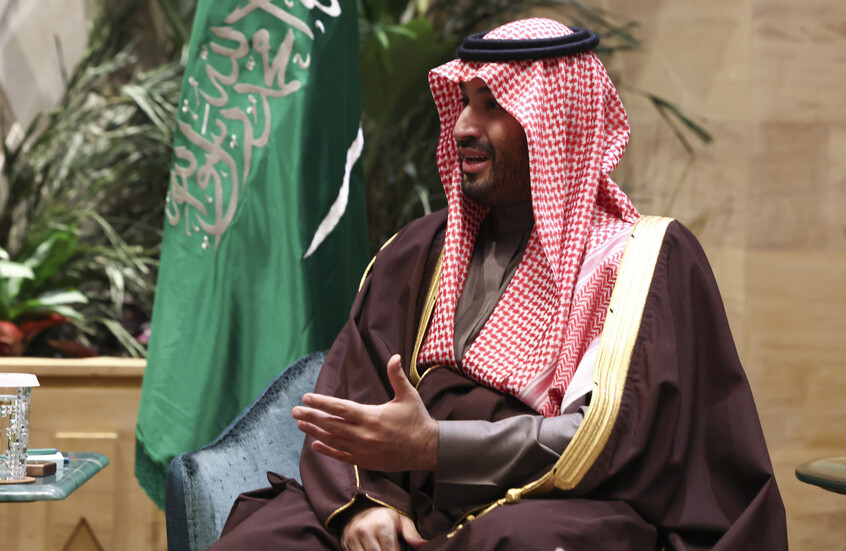 شاهد.. ولي العهد السعودي الأمير محمد بن سلمان يستقبل وزير الخارجية الأمريكي ماركو روبيو