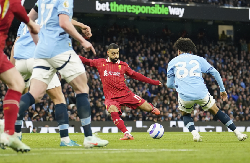 صلاح يساهم في هدفين أمام مانشستر سيتي ويحقق عدة أرقام قياسية