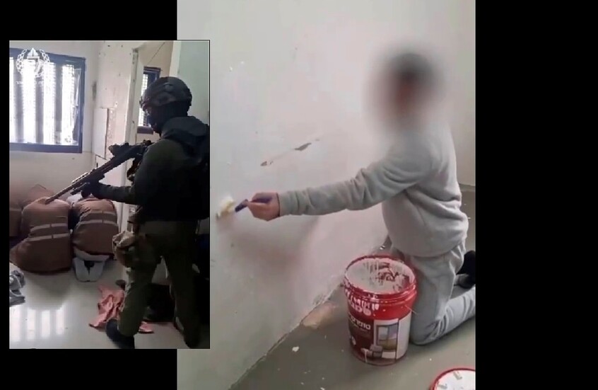 من المقرر إبعادهم.. سجن النقب يجبر أسرى فلسطينيين على محو كتابات من على الجدران (فيديو)