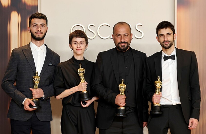 "لا أرض أخرى".. فيلم فلسطيني-إسرائيلي يظفر بأوسكار أفضل وثائقي