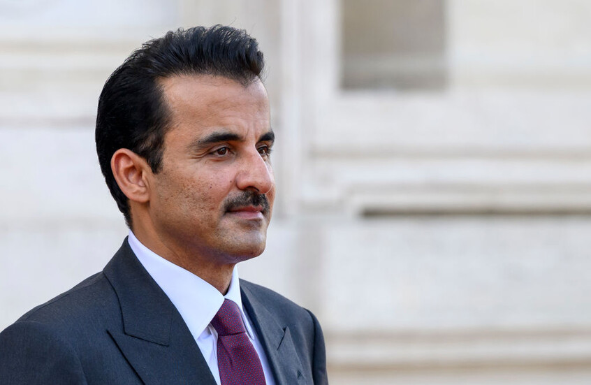 أمير قطر يبحث مع الشرع علاقات البلدين والمستجدات على الساحة السورية