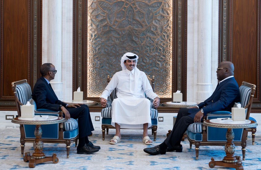أمير قطر يجمع رئيسين إفريقيين وجها لوجه للمصالحة بينهما
