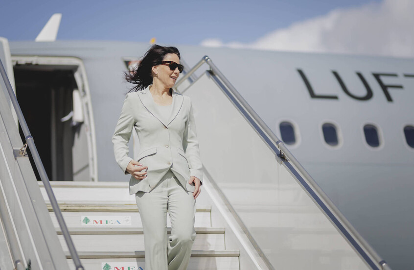 وزيرة الخارجية الألمانية تغادر بيروت لتزور دمشق للمرة الثانية