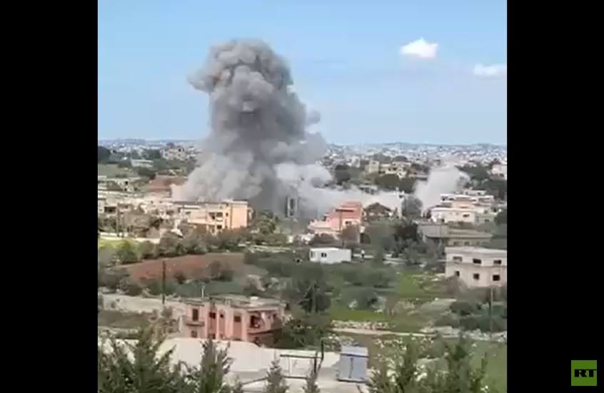 الجيش الإسرائيلي يشن سلسلة غارات ضد عشرات الأهداف جنوب لبنان