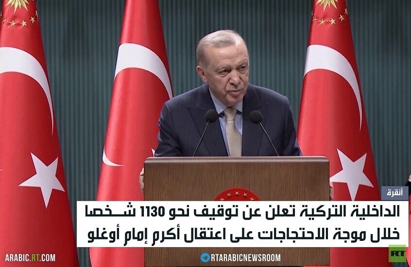 أردوغان: المعارضة تتحمل مسؤولية التخريب