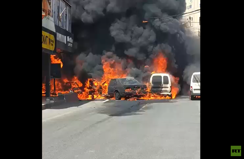 مراسلتنا: 4 قتلى بينهم أطفال وعدد من المصابين في انفجار محطة وقود شرق لبنان