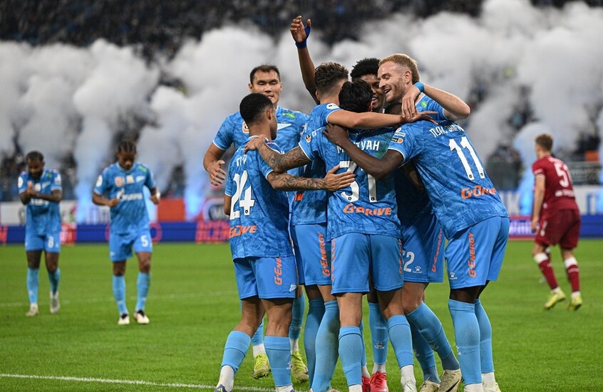 زينيت بطرسبورغ يقسو على روبين قازان في الدوري الروسي (فيديو)