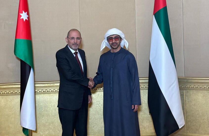 الأردن والإمارات يناقشان سبل تنفيذ اتفاقية التبادل ووقف إطلاق النار في غزة