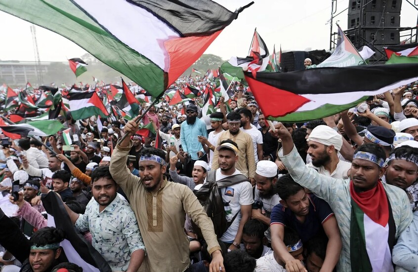بنغلاديش.. "طوفان بشري" إسنادا لغزة ونصرة لفلسطين وتنديدا بإسرائيل (فيديوهات + صور)