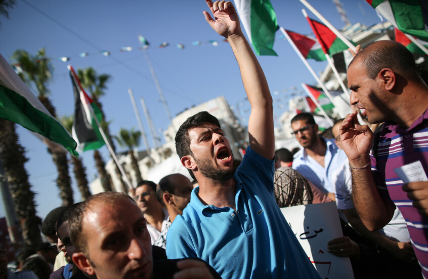 آلاف الفلسطينيين يحتجون ضد سياسة هدم المنازل في النقب (فيديو)