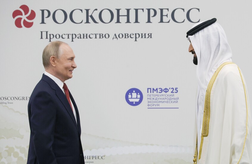 بوتين  في لقاء مع الأمير ناصر بن حمد بن عيسى آل خليفة: التبادل التجاري الروسي  البحريني ارتفع 15%