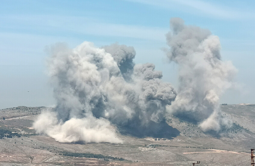 الجيش الإسرائيلي يستهدف عددا من البلدات في جنوب لبنان ويصدر بيانا  (فيديوهات)