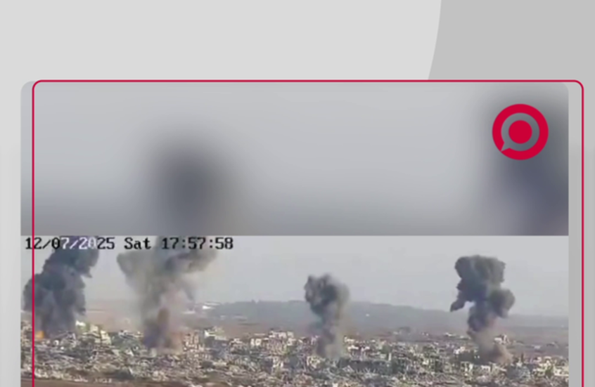 الجيش الإسرائيلي ينفذ غارات مكثفة على بلدة بيت حانون بغزة