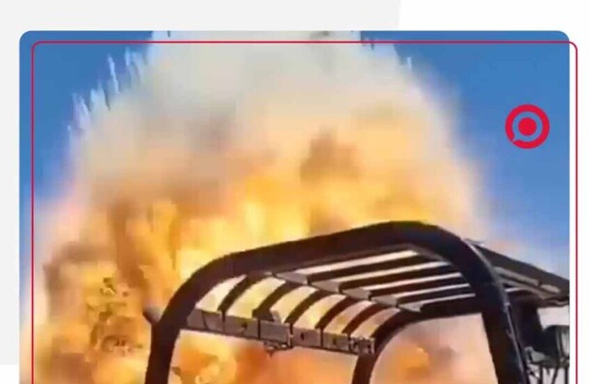على بعد أمتار فقط.. مشاهد جديدة لانفجار ريف إدلب شمال غرب سوريا