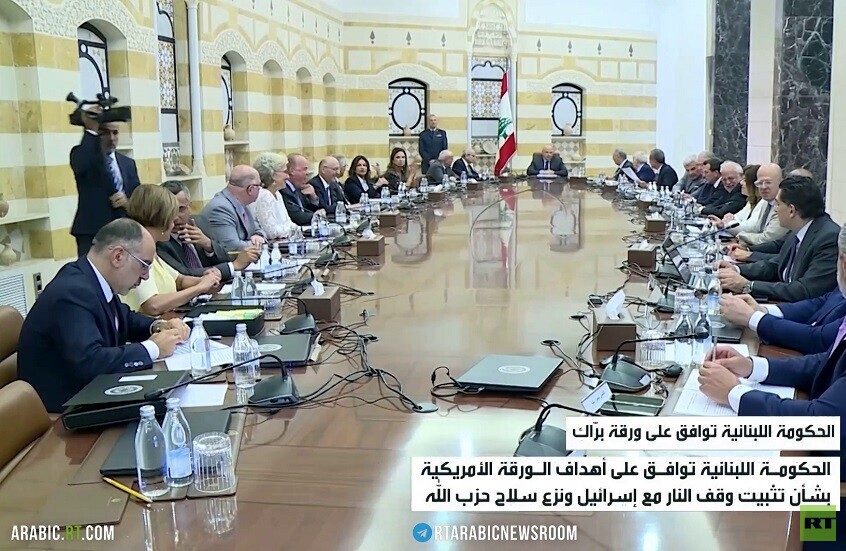 الحكومة اللبنانية توافق على ورقة باراك