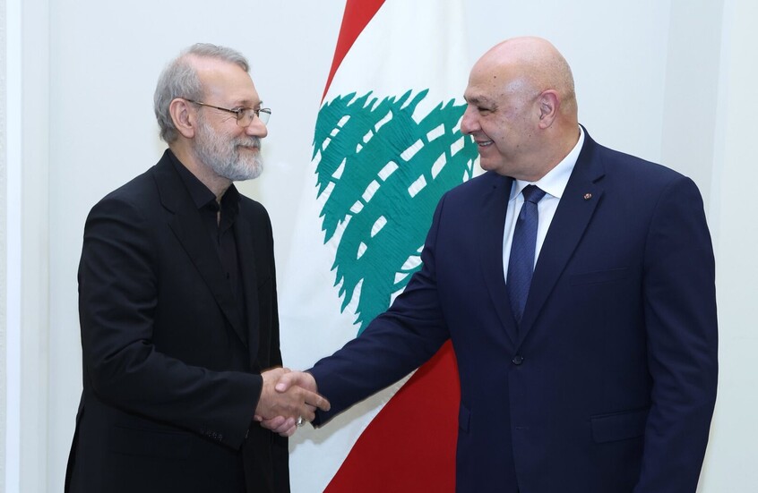 لاريجاني: نحن لا نتدخل في الشؤون الداخلية للبنان لكننا في جميع الظروف نقف إلى جانبهم