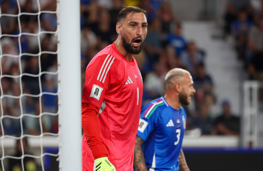 بالفيديو.. حارس إيطاليا ينجو من خطأ غريب ضد إسرائيل في تصفيات كأس العالم