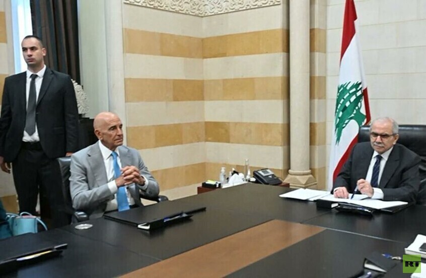 "حزب الله عدونا".. براك: إسرائيل لن تنسحب من النقاط الـ5 جنوب لبنان