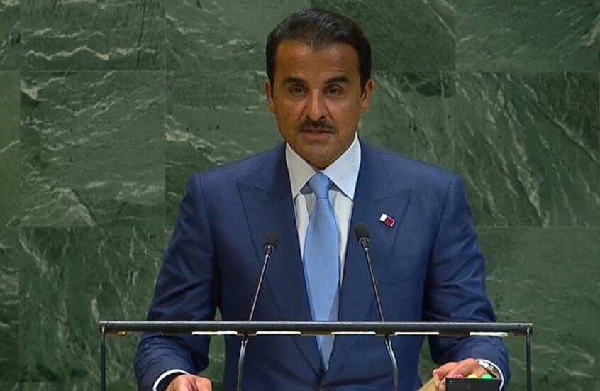 أمير قطر: إسرائيل ليست ديمقراطية في محيط معاد كما يدعي قادتها بل هي في الحقيقة معادية لمحيطها