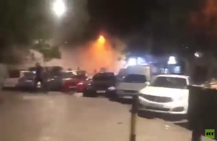 شاهد.. الصور والفيديوهات الأولى للانفجارات في العاصمة السورية دمشق ومحيطها